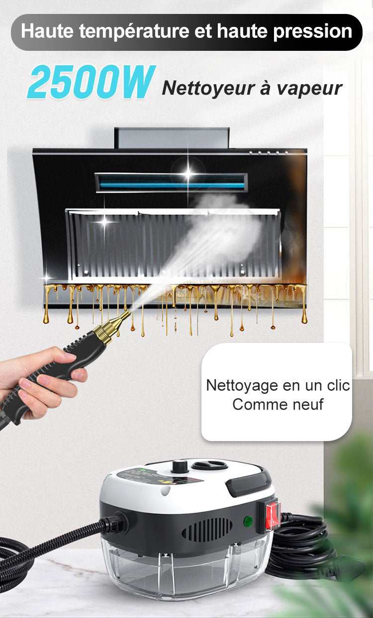 🔥🔥🔥Nouveau Nettoyeur à Vapeur à Haute Température portatif très efficace pour voiture ; maison ; cuisine etc.
