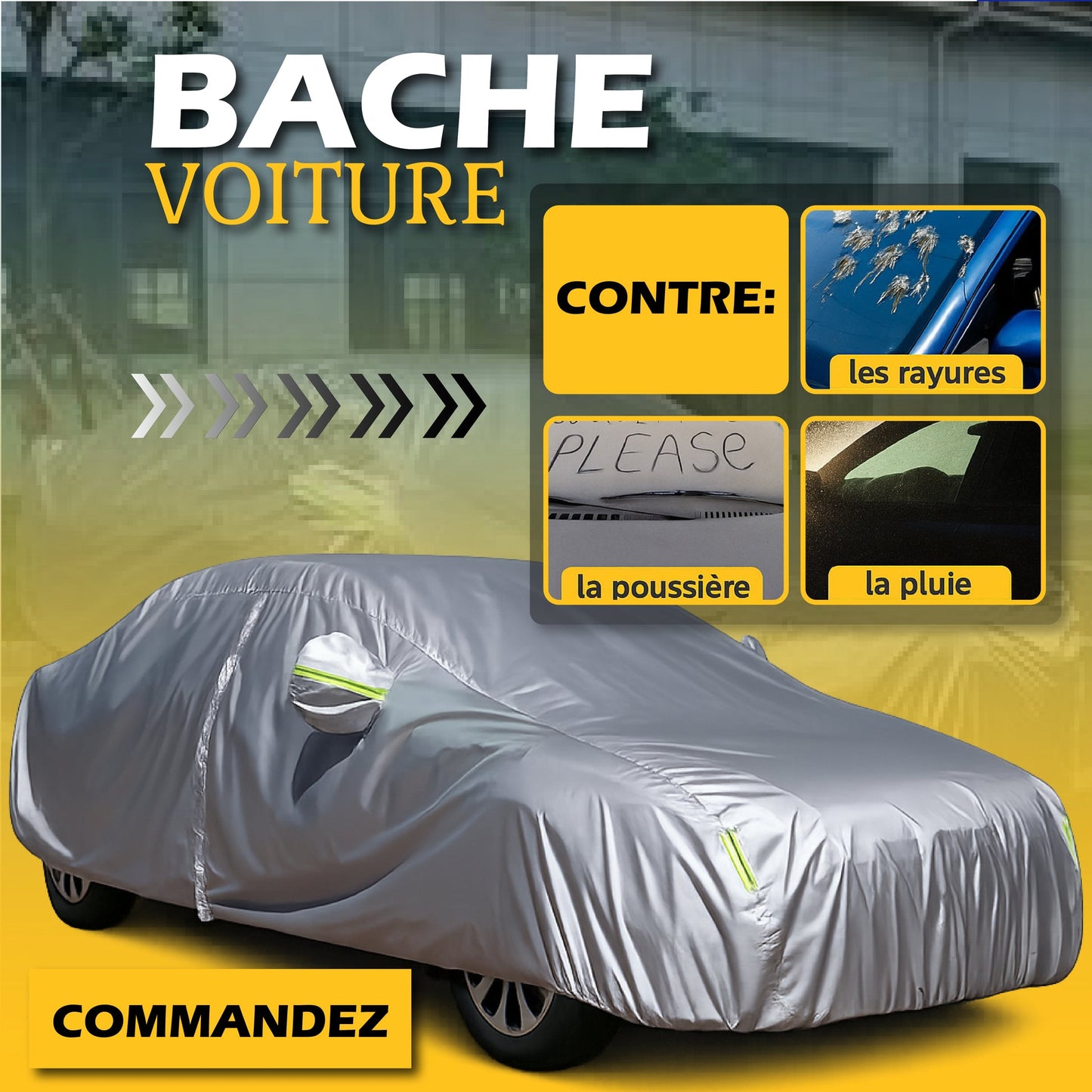 BACHE POUR VOITURE