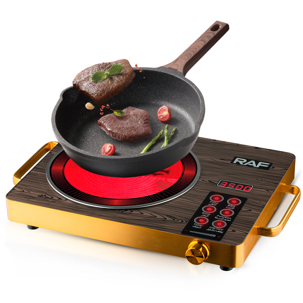 RGf- Plaque CHAUFFANTE  de cuisson multifonction : Avec minuterie