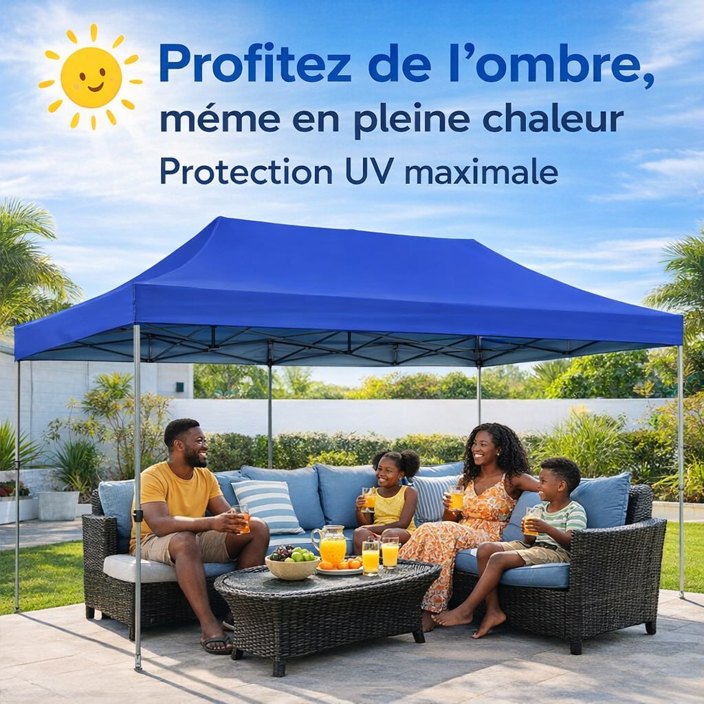 Fb - Promo Bâche Tente 3m x 3m pour 24H