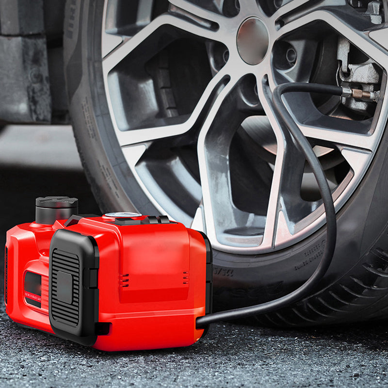 Tik - Kit d'urgence essentiels pour la réparation automobile🛠️ - Cric hydraulique électrique 12V pour voitures